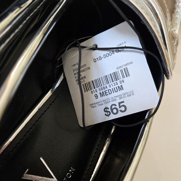 Worthington Metallic Silver Women's Ellen Loafers - Picture 8 of 10